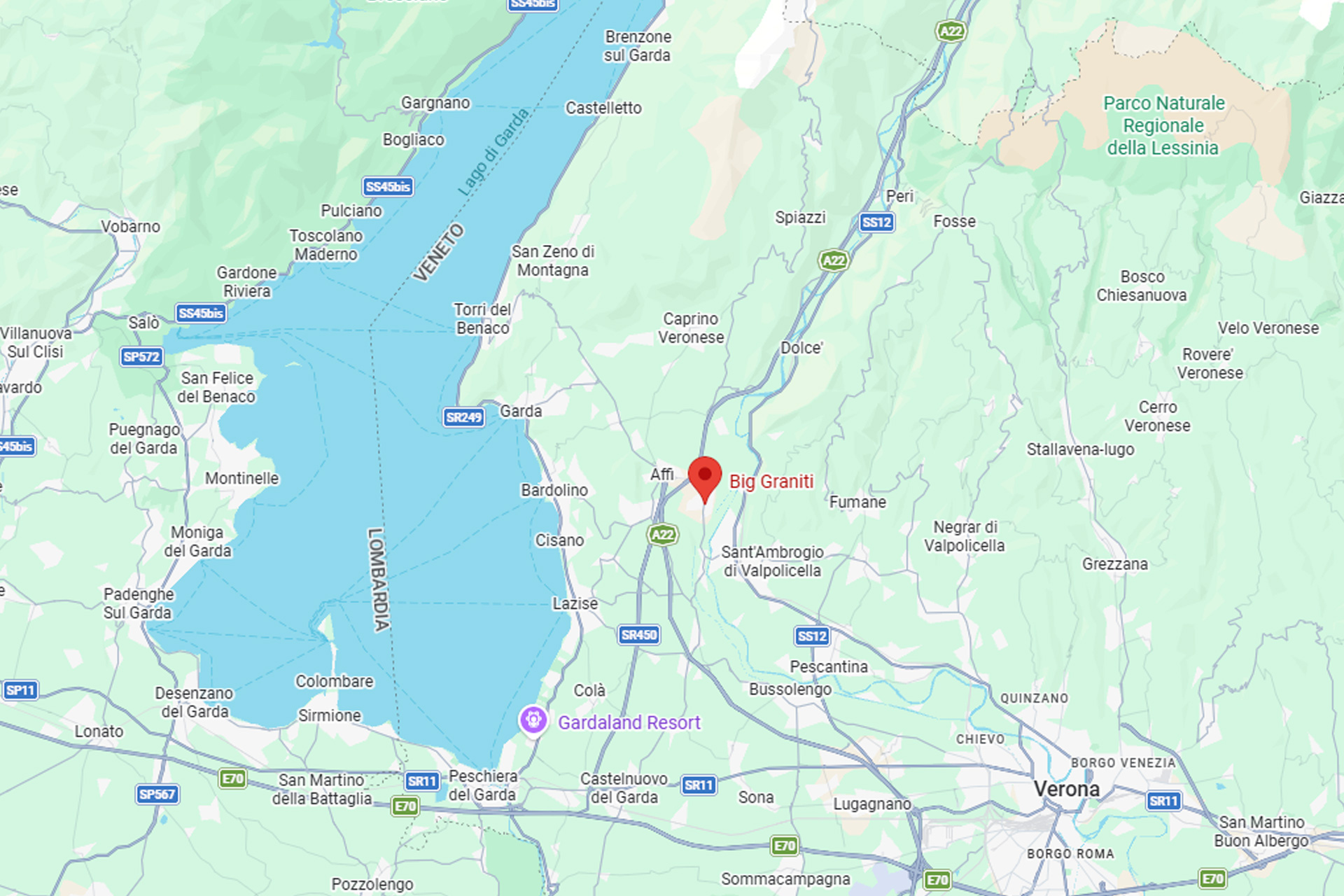Big Graniti SRL Mappa Dove Siamo